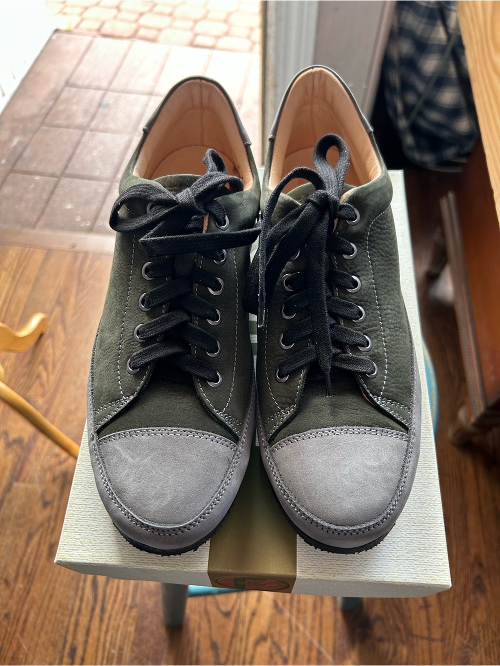 Italian Suede - BRAND NEW - Folap Naturally - Made in Italy - Lace-Up Sneakers